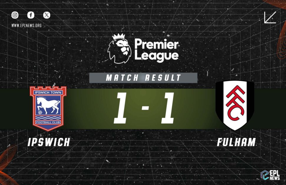 Ipswich vs Fulham 1-1 리포트