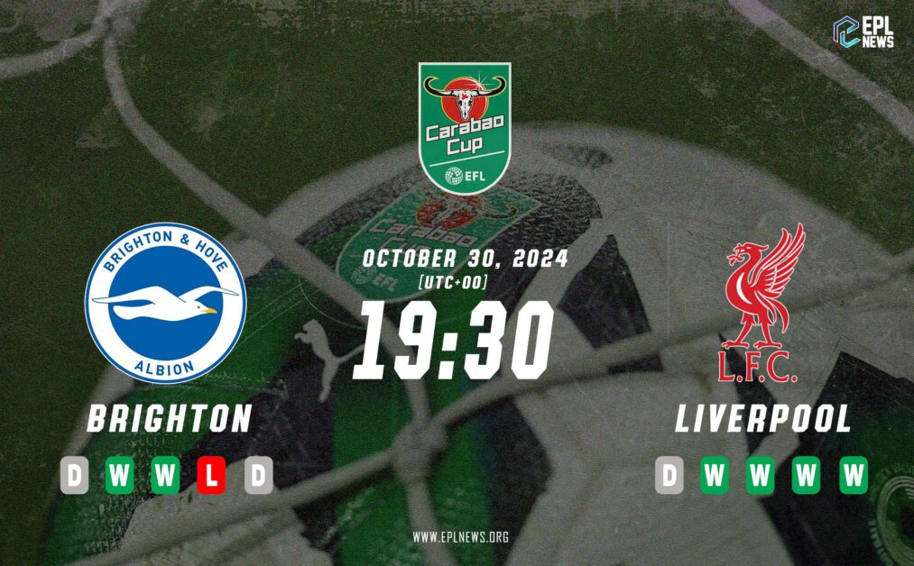 Brighton vs Liverpool EFL 컵 미리보기