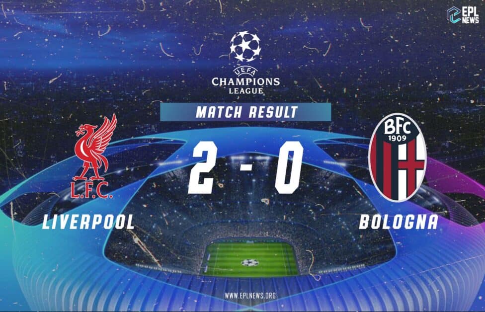 Liverpool vs Bologna 2-0 리포트