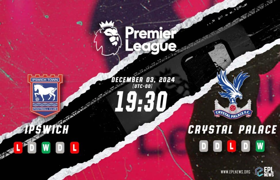 Ipswich vs Crystal Palace 미리보기