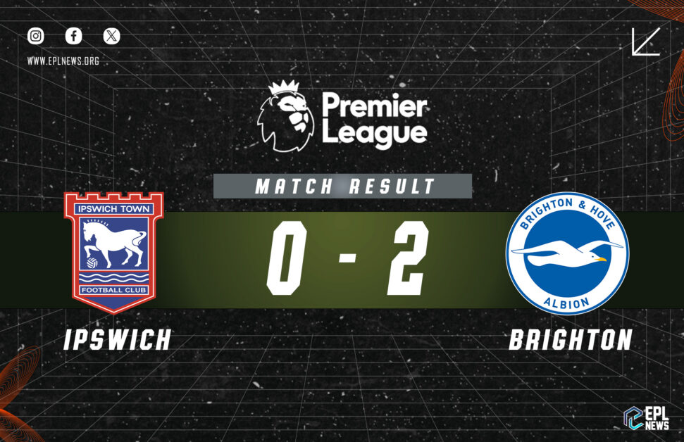 Ipswich vs Brighton 0-2 리포트