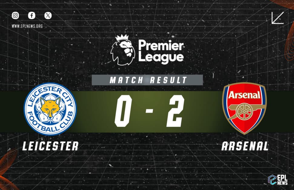 레스터 vs 아스날 0-2 리포트