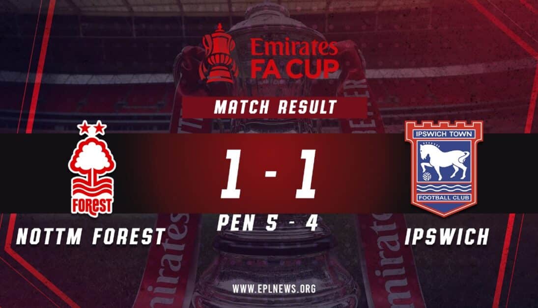 노팅엄 포레스트 vs 웩스위치 2-1 (페널티) FA컵 리포트
