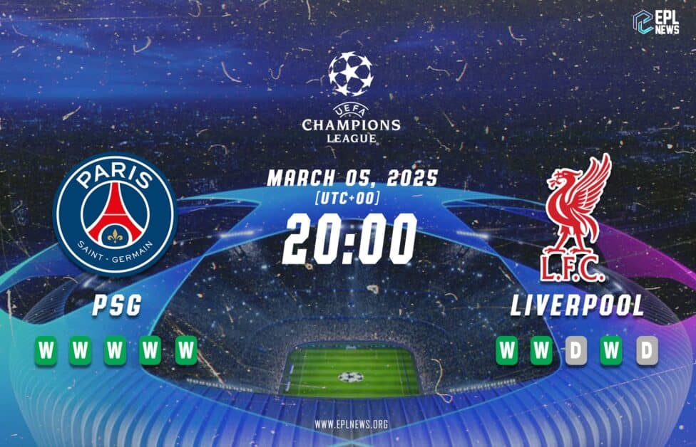 PSG vs Liverpool 미리보기