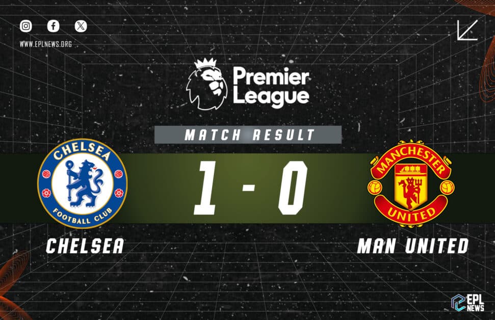 첼시 vs 맨체스터 유나이티드 1-0 경기 결과