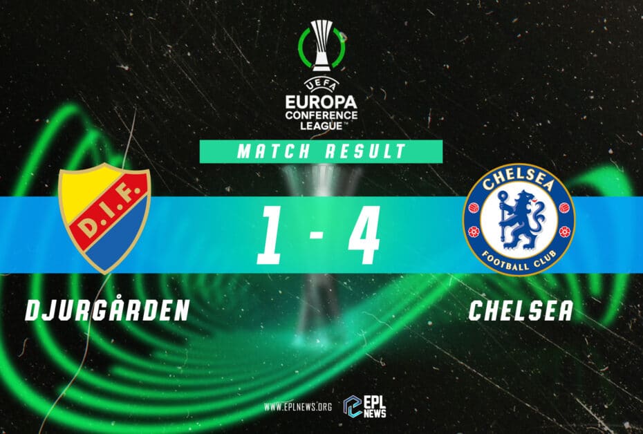 Djurgarden vs Chelsea 1-4 경기 결과