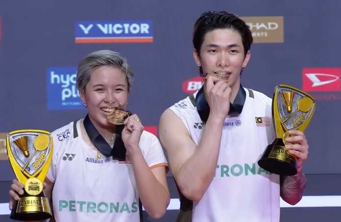 Chen Tang Jie - Toh Ee Wei가 인도네시아 마스터스 혼합복식 우승의 역사를 만들었습니다. (사진설명: BWF)