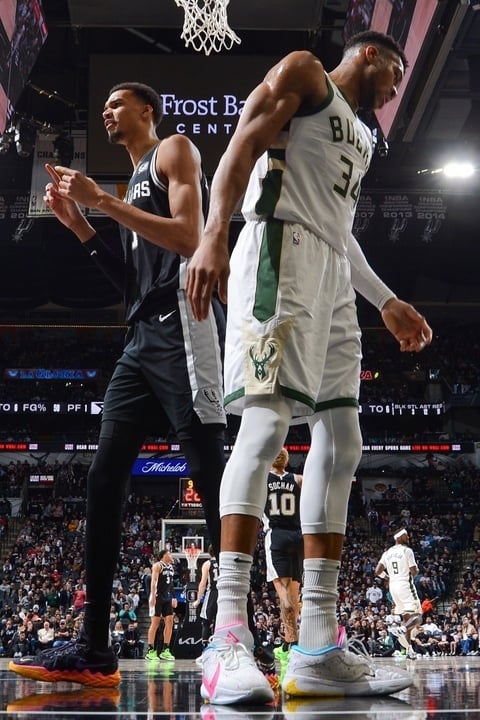 Victor Wembanyama, Giannis Antetokounmpo