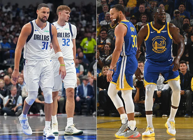 클레이 톰슨, 쿠퍼 플래그, 스테판 커리, 드레이먼드 그린