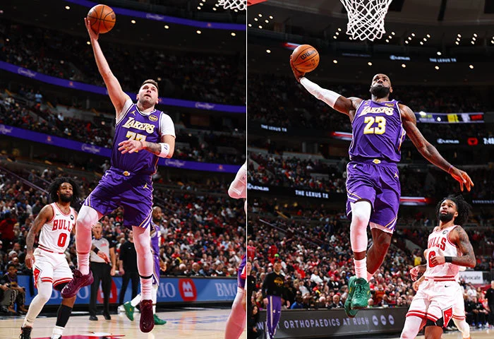 루카 돈치치, 르브론 제임스