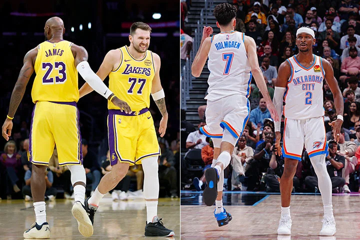 르브론 제임스, 루카 돈치치, 쳇 홈그렌, 샤이 길저스-알렉산더