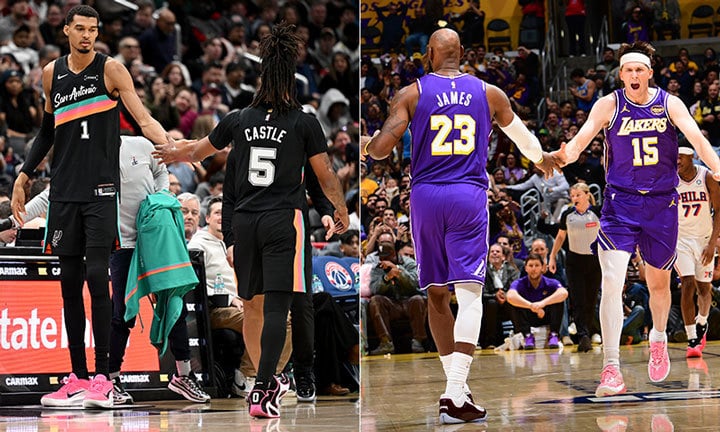 빅터 웸바야마, 스테폰 캐슬, 르브론 제임스, 오스틴 리브스