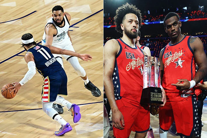 잘렌 브런슨, 칼 앤서니 타운스, 케이드 커닝햄, 잘렌 듀렌