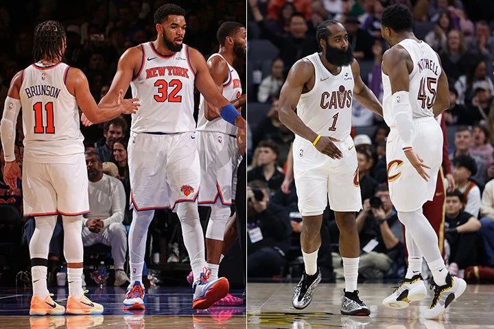 잘렌 브런슨, 칼 앤서니 타운스, 제임스 하든, 도노반 미첼