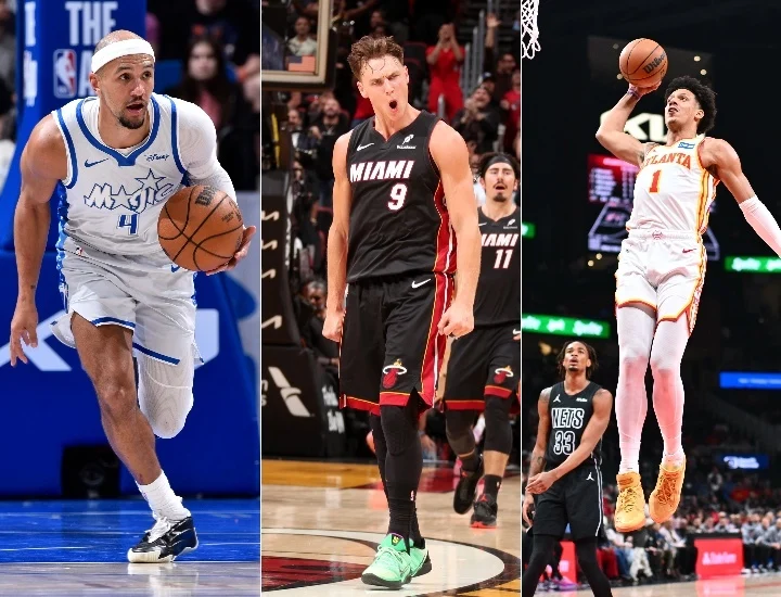 Jalen Suggs, Pelle Larsson, Jalen Johnson