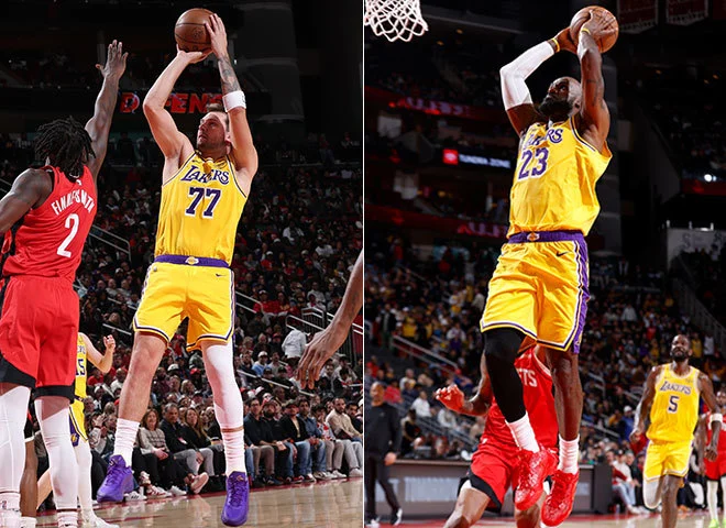 루카 돈치치, 르브론 제임스