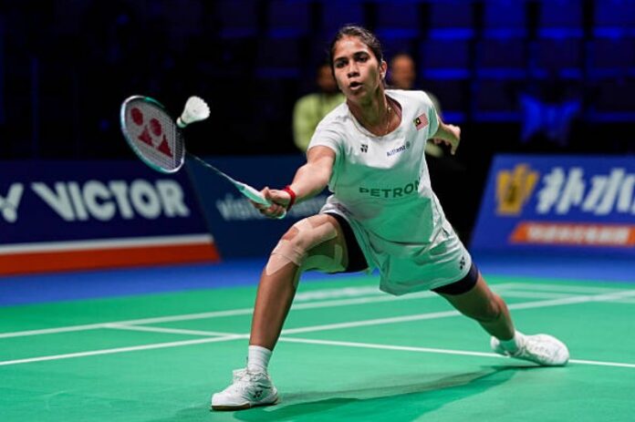 2026년 Uber Cup 대회에서 활약 중인 말레이시아의 Letshanaa Karupathevan. (사진=AFP)